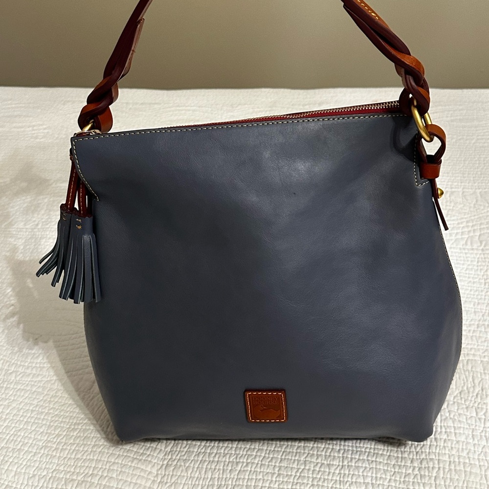 Dooney & Bourke Blue Florentine Leather Shoulder Bag